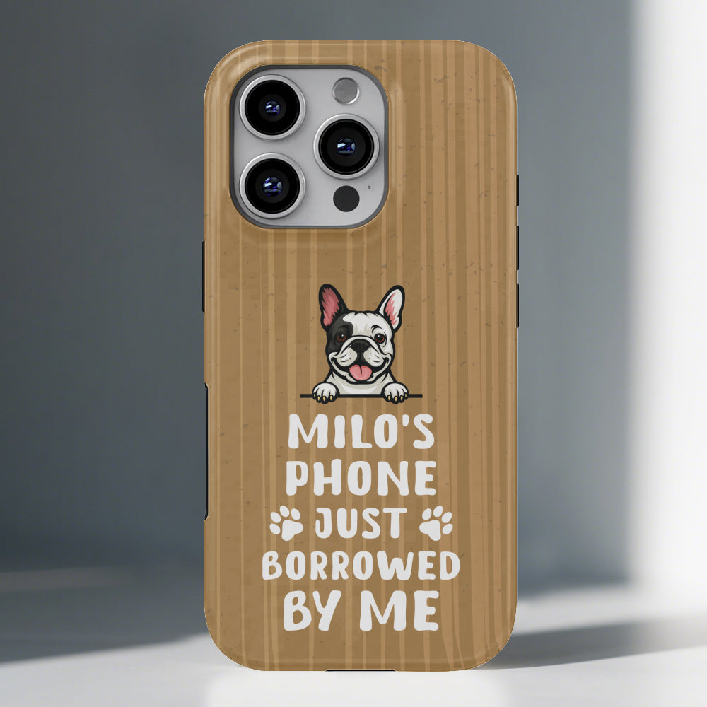 French Bulldog Barkley Personalized Dual Layer Phone Case Durable Dog Item