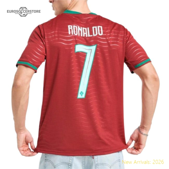 Portugal Ronaldo Home Kit 2026-2027 Match Replica Jersey