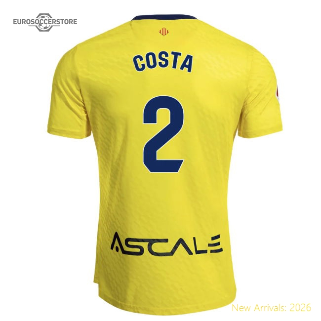 Authentic Supporter 2025-2026 Villarreal Home Shirt (Costa 2)