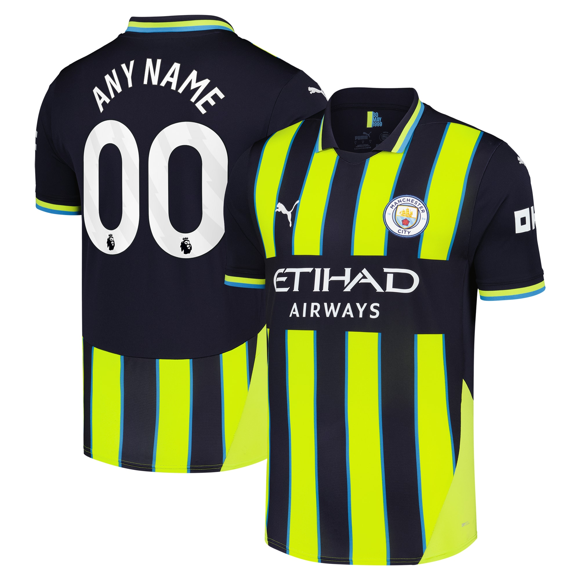 Man City Men's 2024 Comfortable Replica Jersey - Game Jersey