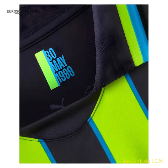 Man City Away Long Sleeve Kit 2024-2025 Match Replica Jersey