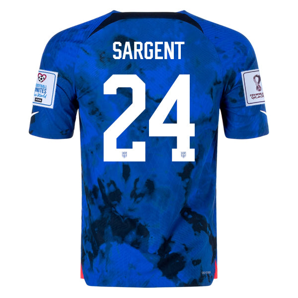 USA 2022-2023 FIFA World Cup Away Soccer Jersey –  Match Day Version S
