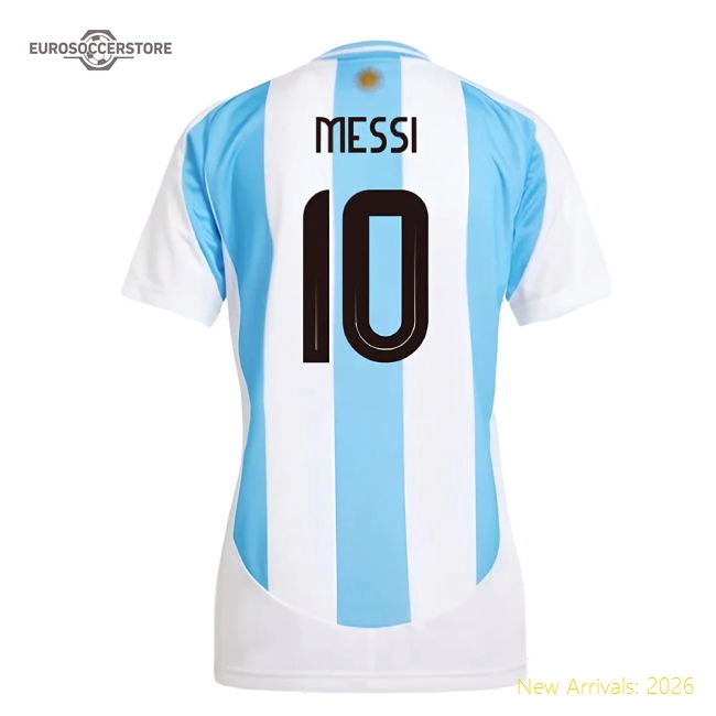 2024-2025 Argentina Home Shirt (Ladies) (MESSI 10)