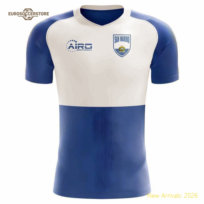 S San Marino Female 2025 Home Jersey Shirt Football Fan Apparel