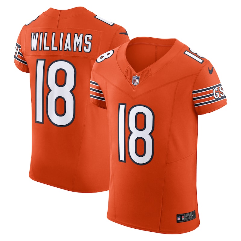 None Caleb Williams Chicago Bears Great Value Authentic Jersey