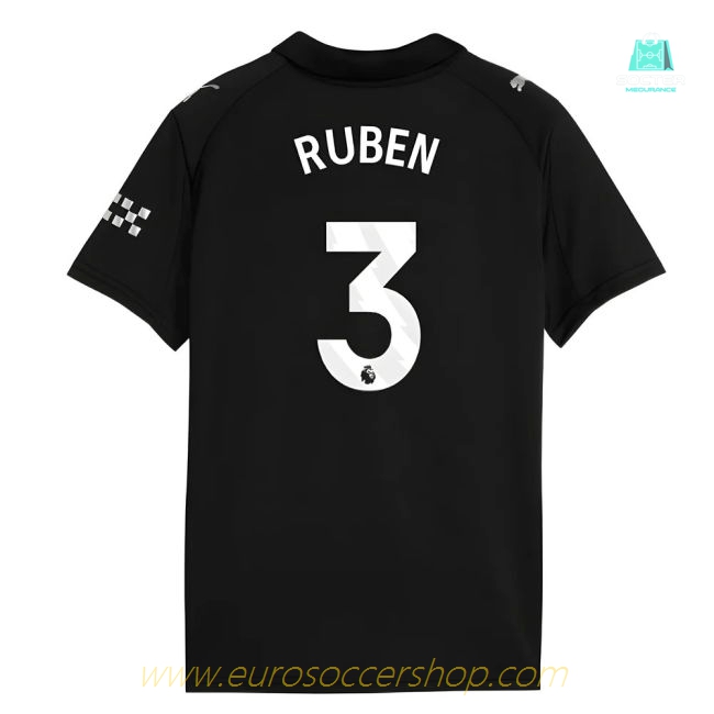 2025-2026 Man City Away Shirt (Kids) (Ruben 3)