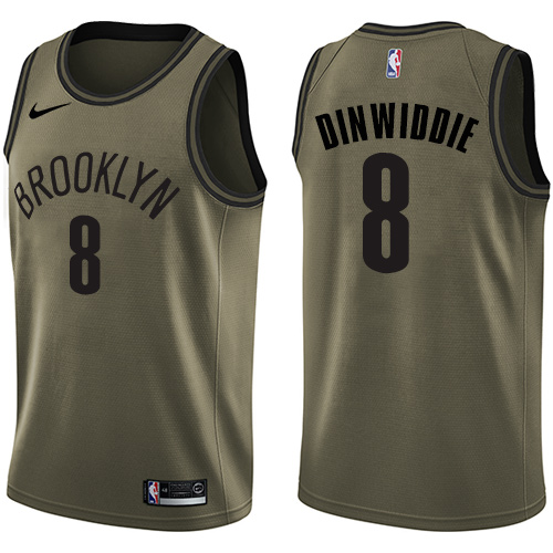Top-Grade Nets Spencer Dinwiddie #8 2024 Icon Swingman NBA Jersey