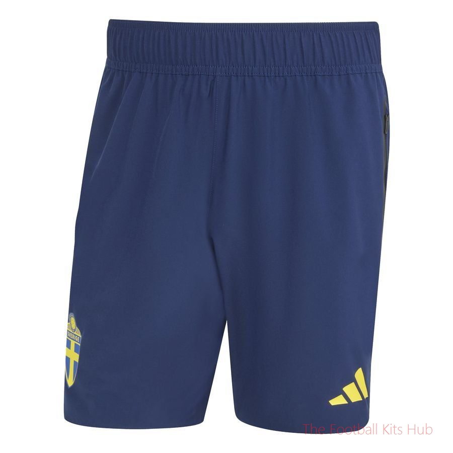 Sweden Training Shorts Tiro 26 Travel World Cup 2026 - Team Navy