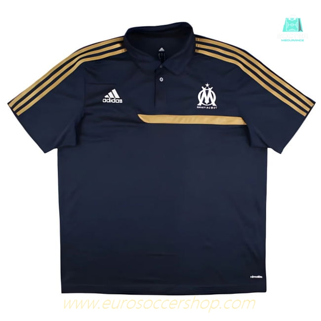 Marseille 2013-2014 Adidas Polo Shirt (XL) (Mint)