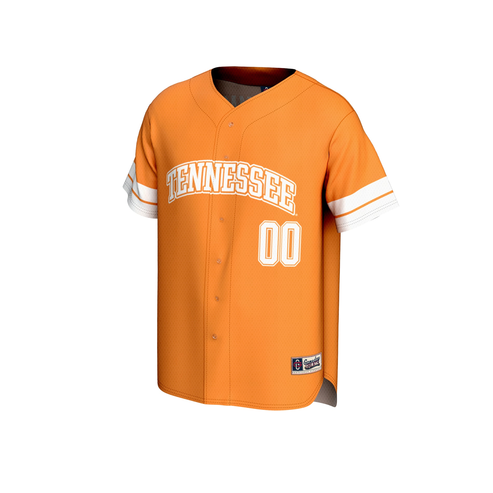 [DDG] Tennessee Volunteers GameDay Greats Unisex NIL Pick-A-Player Lightweight Collegiate Baseball Fashion Jersey - Tennessee Orange