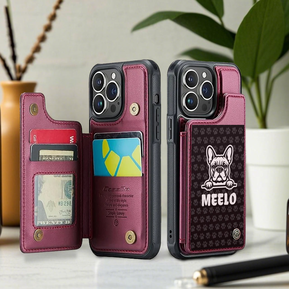 Alexandre - Personalized Leather Wallet Case for for iPhone & Samsung