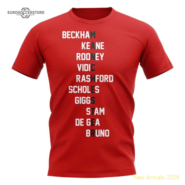 Official Superior Authentic Manchester Team T-Shirt Red