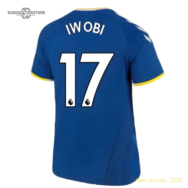 Official 2021-2022 Everton Home Shirt (iwobi 17) - Premium Quality