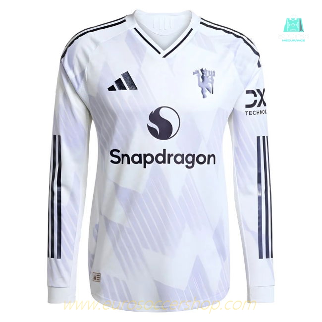 2025-2026 Man Utd Authentic Long Sleeve Away Shirt
