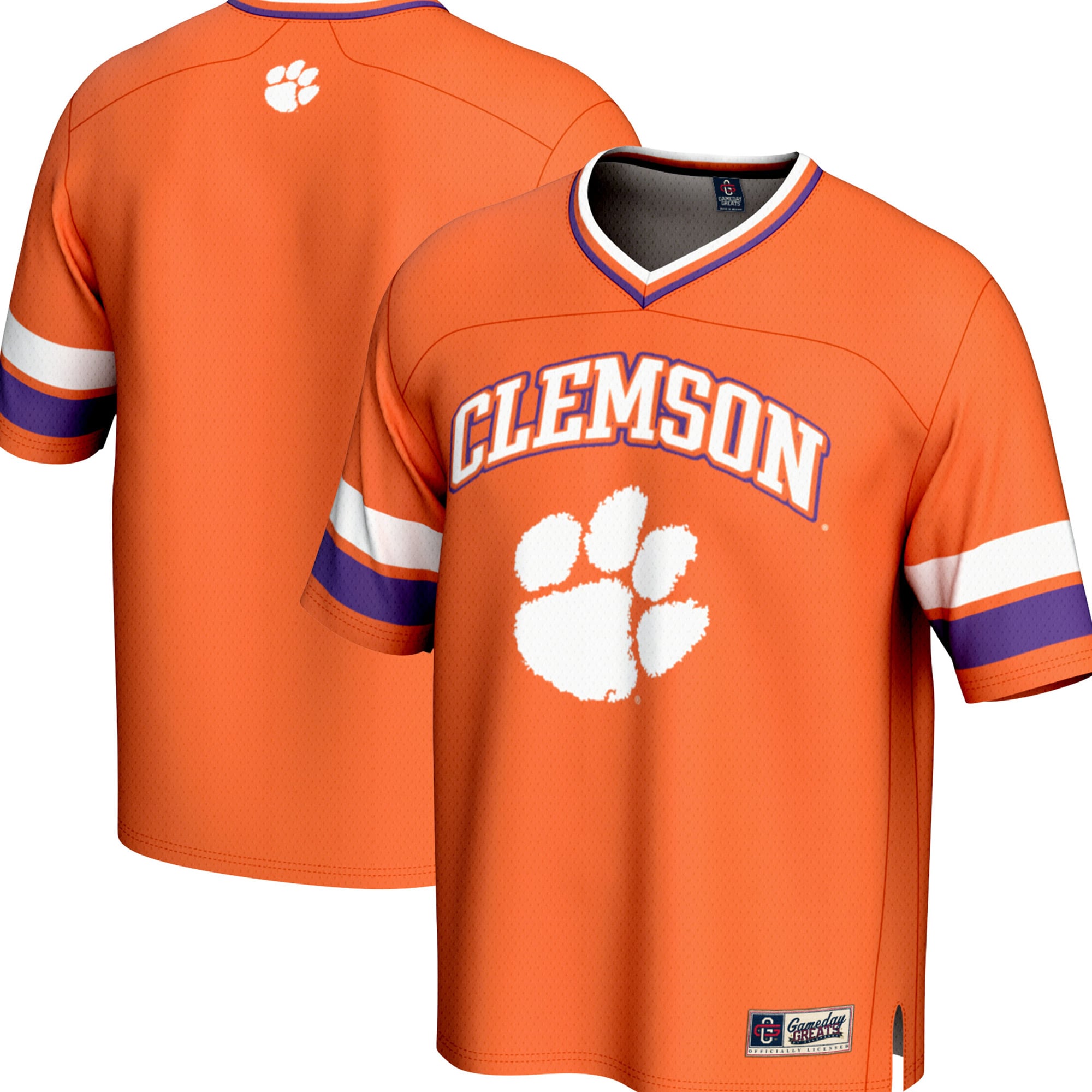 [NJP] Women's Clemson Tigers GameDay Greats Spirit Football Jersey - Orange