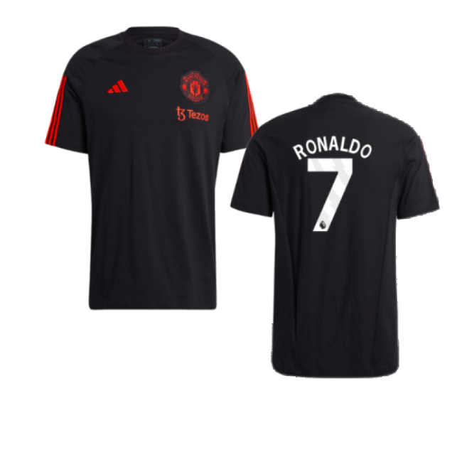 2023-20 Man Utd Training Football Shirt Ronaldo Name Number L M