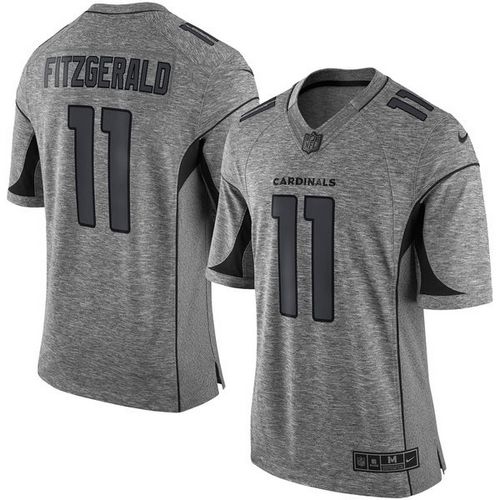 NFL A C Cardinals #11 Larry Fitzgerald Gray Limited Jersey - High Q...