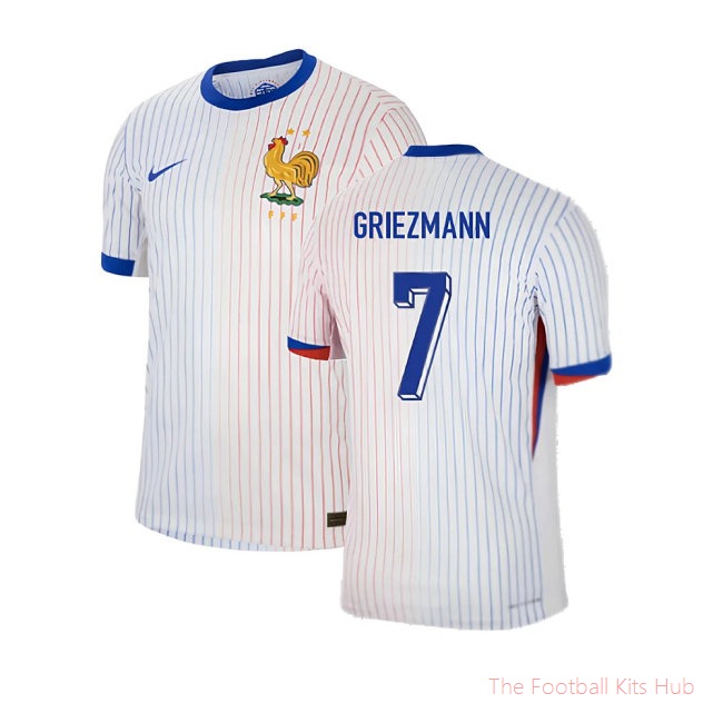 2024-2025 France Away Dri-ADV Match Shirt (Griezmann 7)