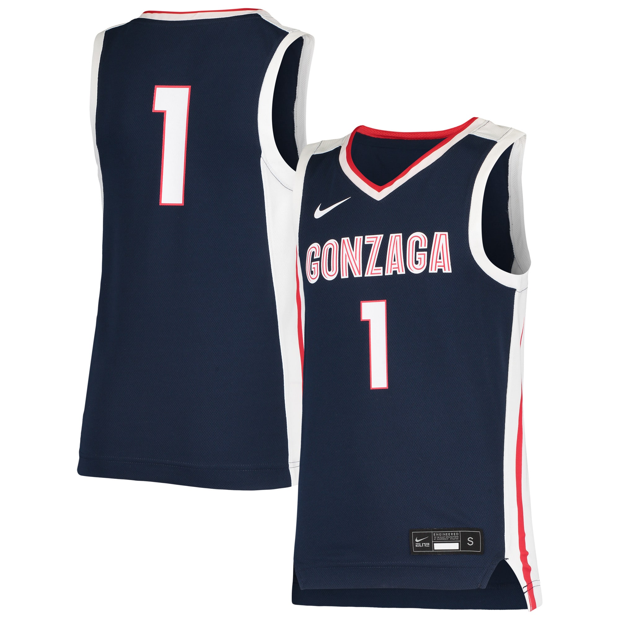 [NJP] Women's Gonzaga Bulldogs Team Replica Basketball Jersey - Navy