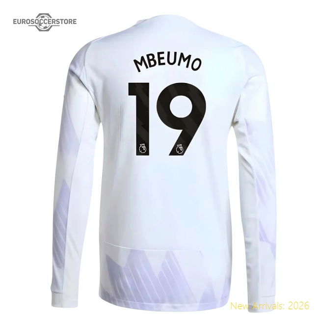 2025-2026 Man Utd Authentic Long Sleeve Away Shirt (mbeumo 19)