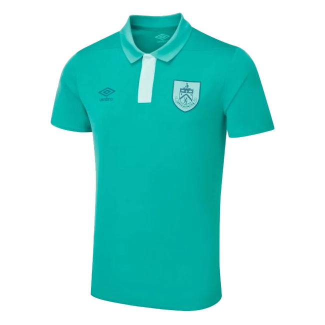 2023-2024 Burnley Poly Polo Jersey (Latigo Bay)