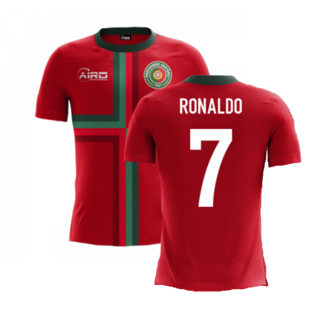 Match Worn Style Portugal Pro Appearance Home Player Jersey