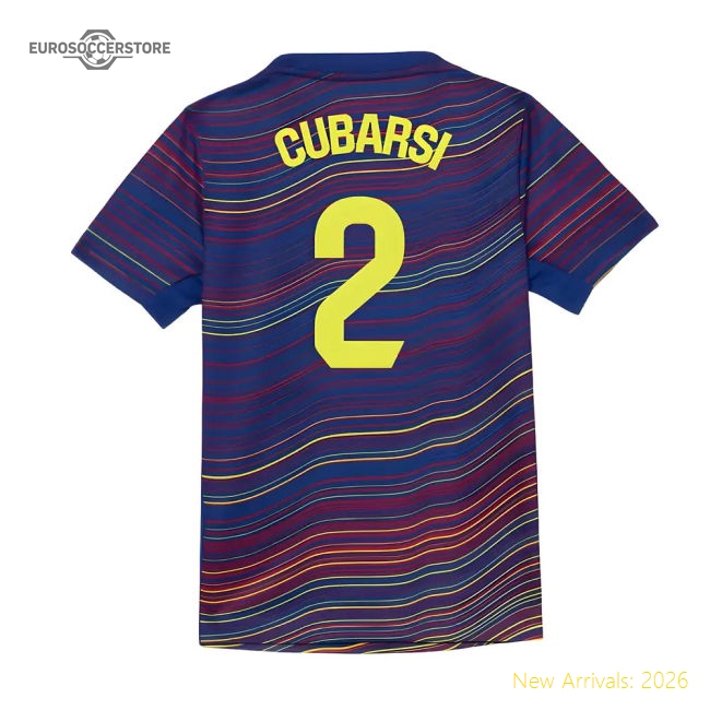 2025-2026 Barcelona Home First-class Jersey Cubarsi Advanced Textile