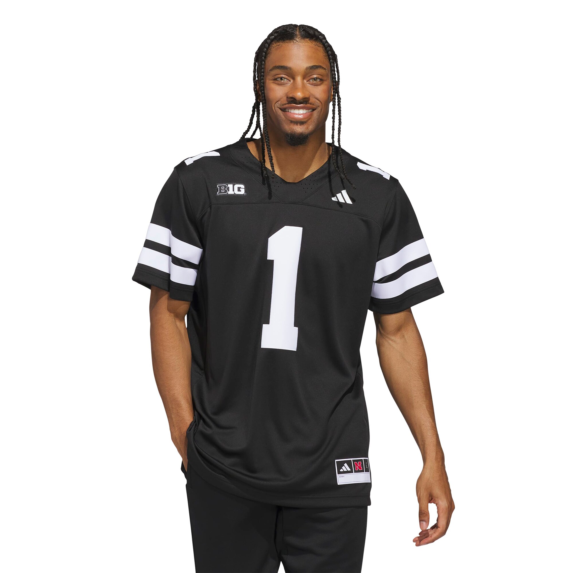 [DDG] Nebraska Huskers Alternate Premier Jersey - Black