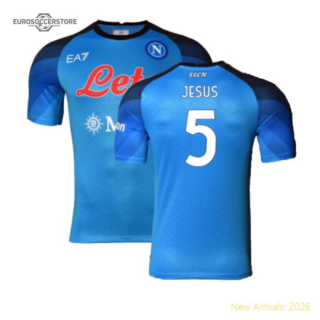 Azzurri 2022-23 Player Issue Home Shirt (3xl) (jesus 5) (excellent)