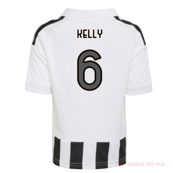 Juventus 2026-2027 Home Kit Mini Kelly #6 Soccer Shirt Team Jersey