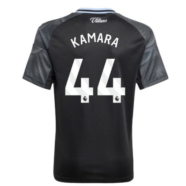 Official Licensed Football Aston Villa Away Shirt Kids Kamara #44 ...