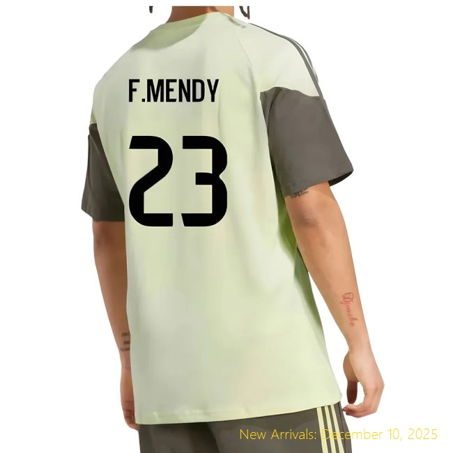 Durable 2025-2026 RM Real Madrid Training Tee (Almost Lime) (F.Mendy