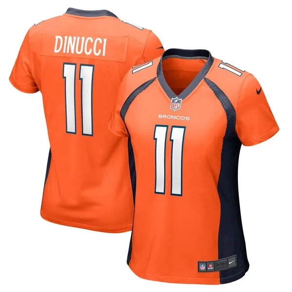 None Game NFL Jersey - Orange | High-Quality Football Apparel