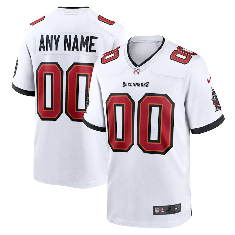None Mens Nike White TB Buccaneers Vintage Pro-Level Jersey Football A