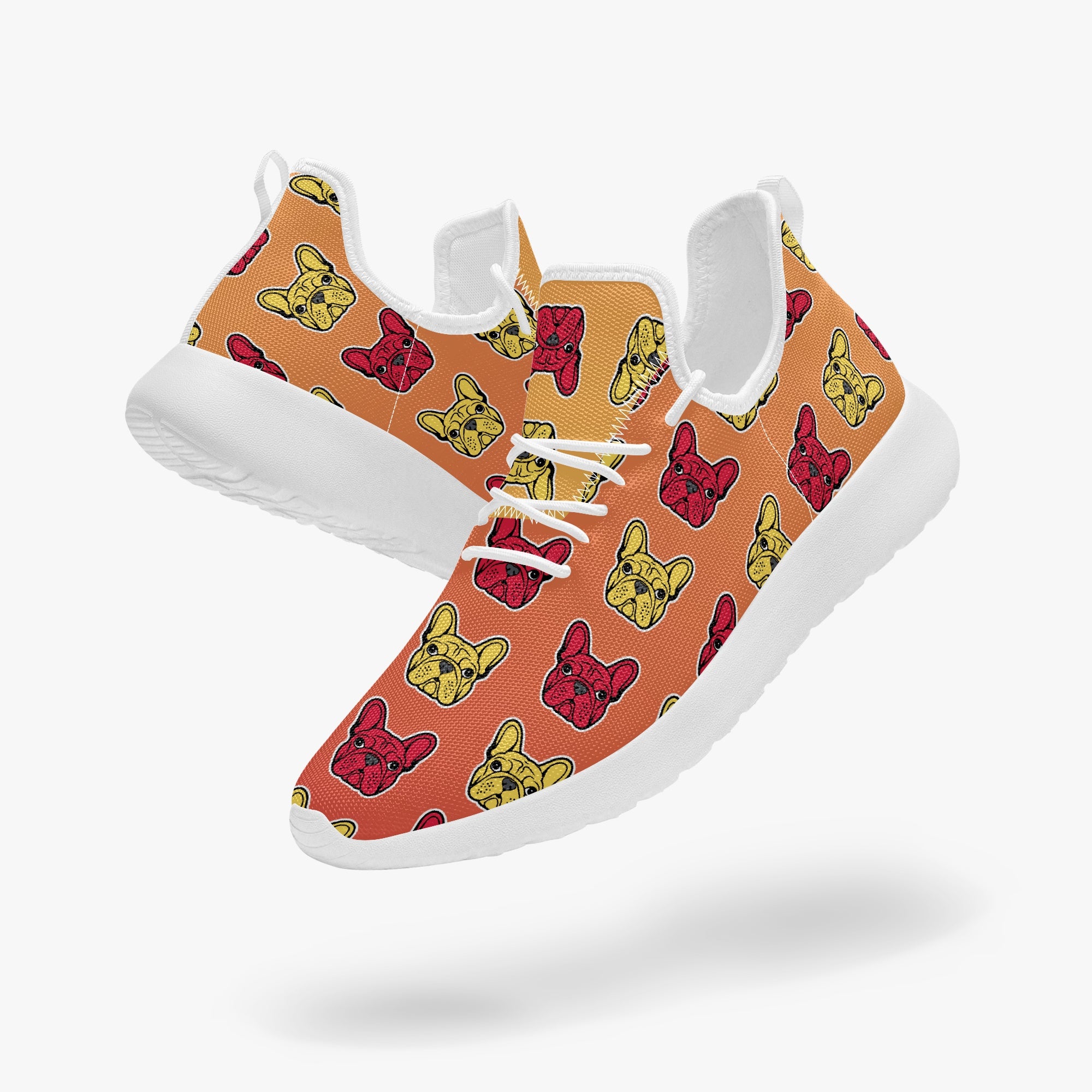 Bertie - Comfy Classic Sneakers Frenchie Themed Wear | Trendy Style