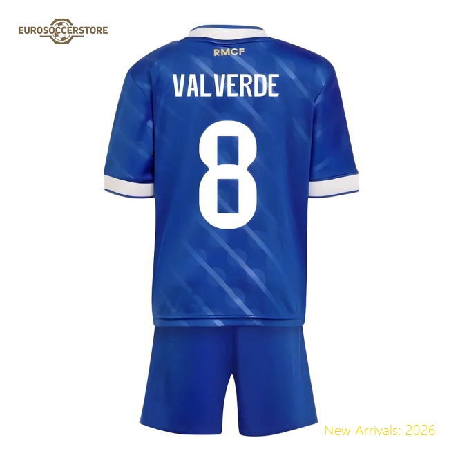 2025-2026 Football Team Youth Child-friendly Jersey Valverde Climacool