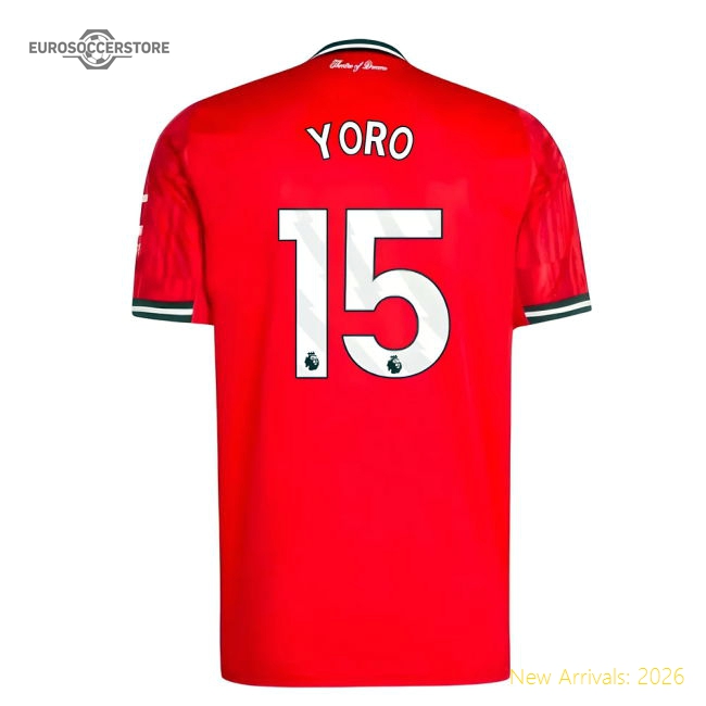 2025-2026 Man Utd Home Shirt (Yoro 15)