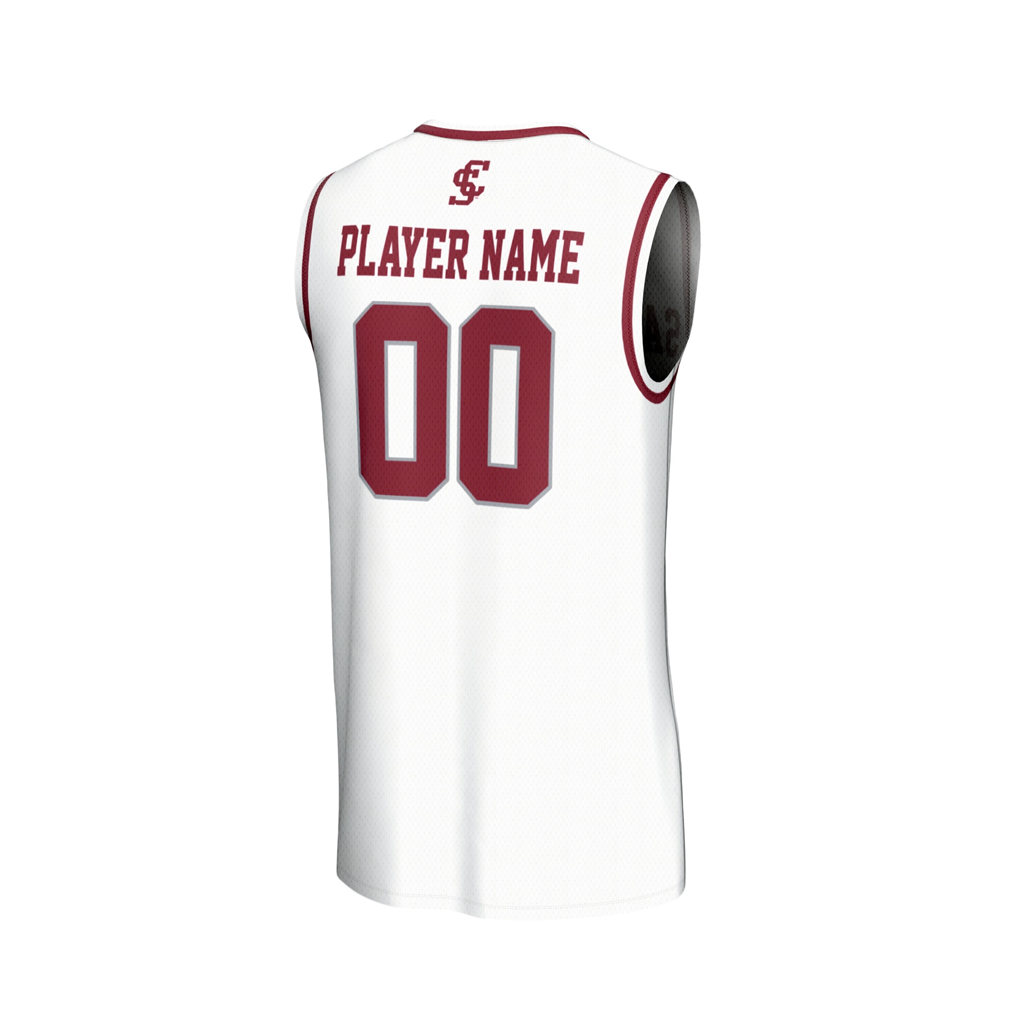 [NJP] Santa Clara Broncos GameDay Greats Unisex NIL Pick-A-Player Men's Basketball Lightweight Jersey - White