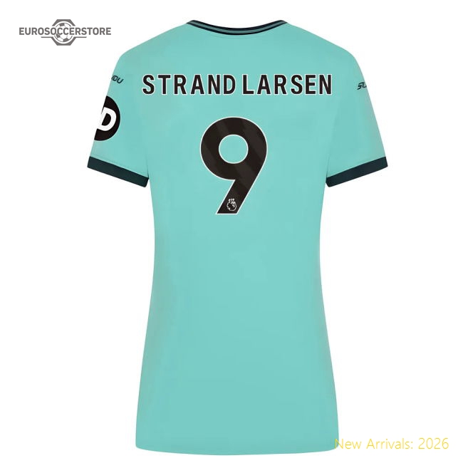 2025-2026 Wolves Away Fan Version Womens Football Jersey Match Day Wear