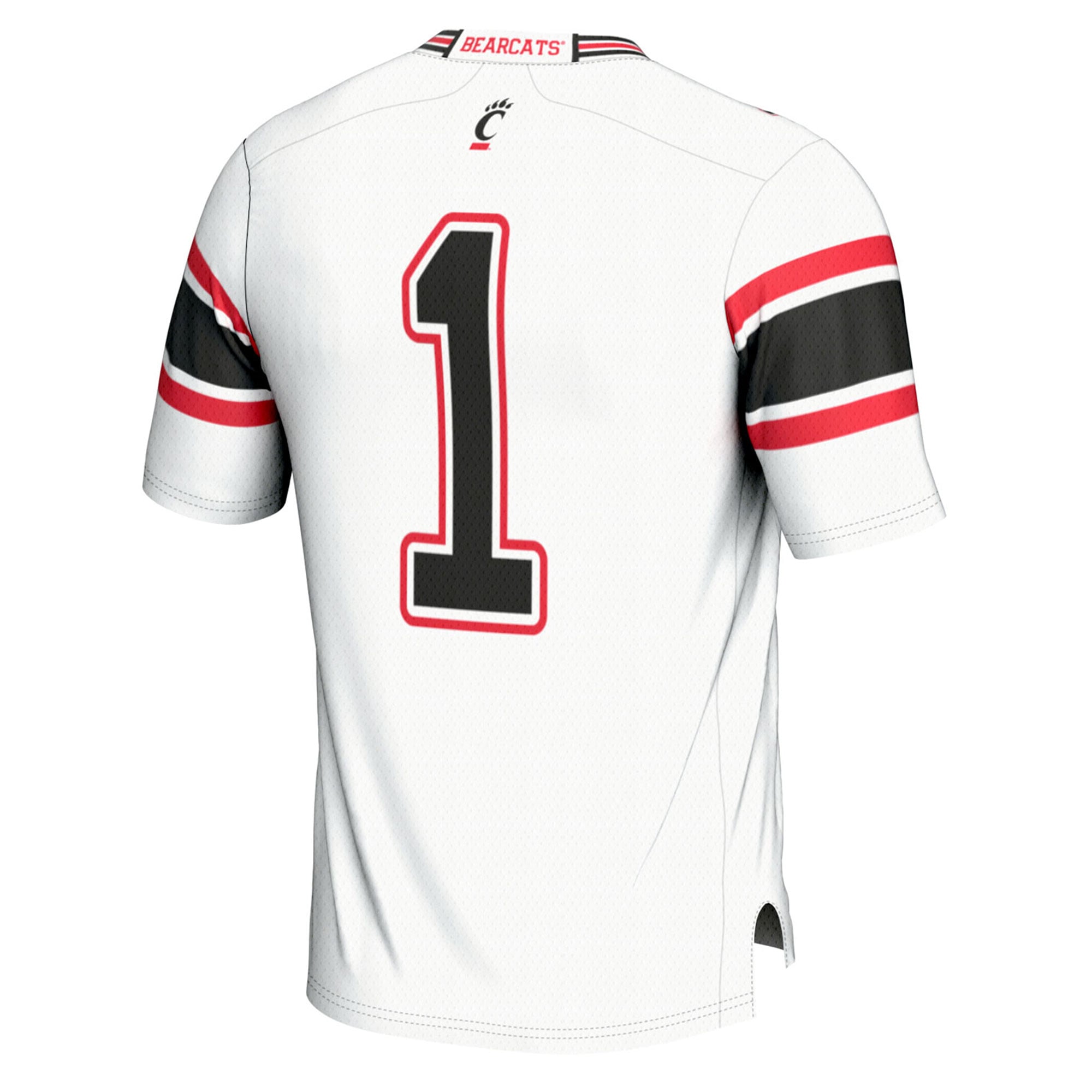 Youth #1 White Cincinnati Bearcats Lightweight Football Fashion Jersey