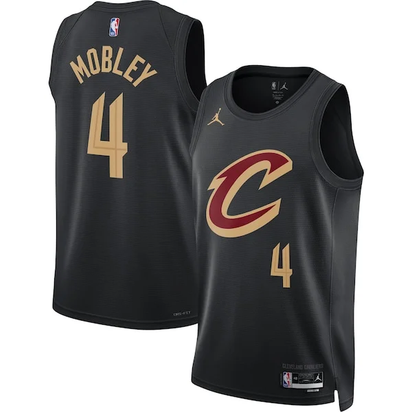 Evan Mobley CLE Swingman Jersey - trendy exclusive - Black NBA