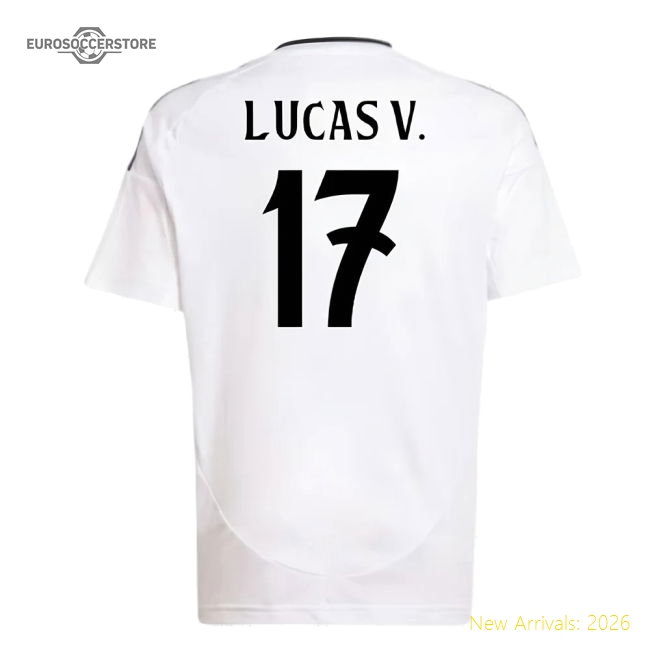 Real Madrid Children 2024 Home Jersey Shirt Football Fan Game Day Match Day Supporter Collection