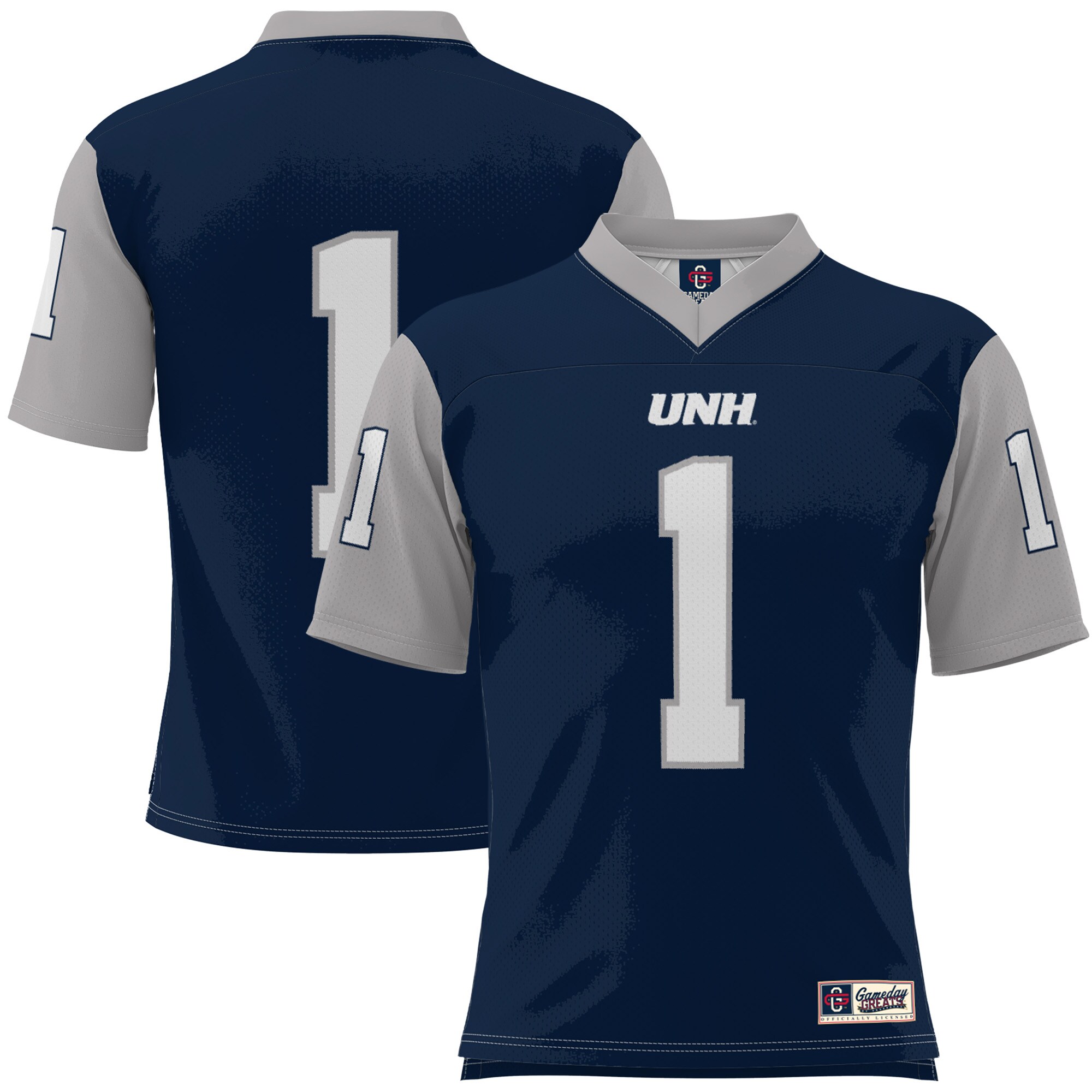 #1 New Hampshire Wildcats GameDay Greats Football Jersey - Navy