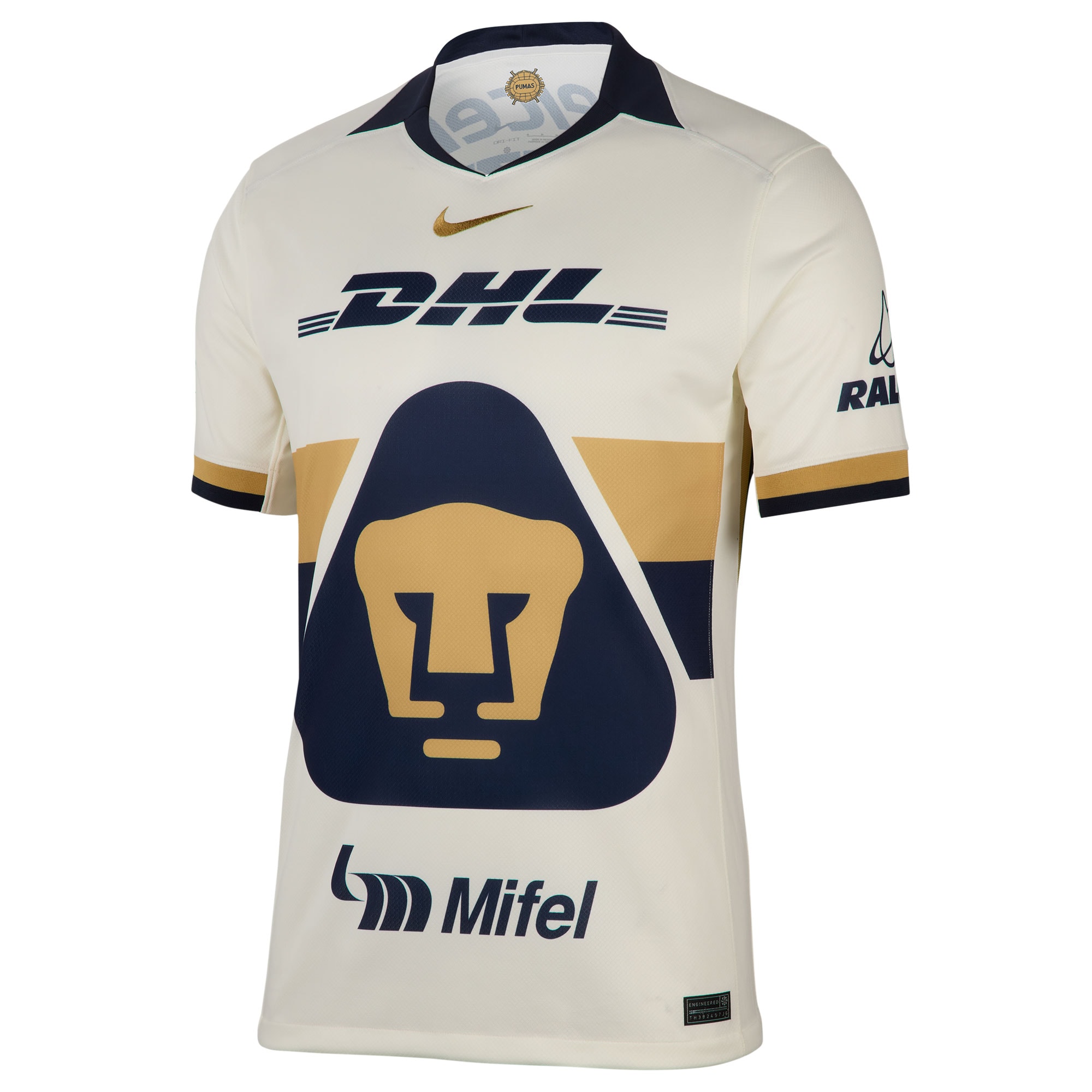 [SJH] Pumas 2025/26 Home Replica Jersey - Cream