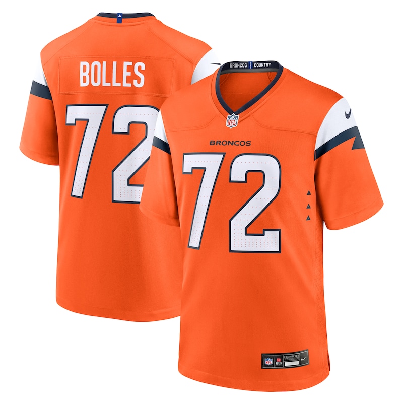 None Garett Bolles DEN Broncos Classic Durable Jersey Football Apparel