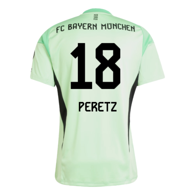2025-2026 Home Shirt by Bayern Munich Goalkeeper (Unisex
