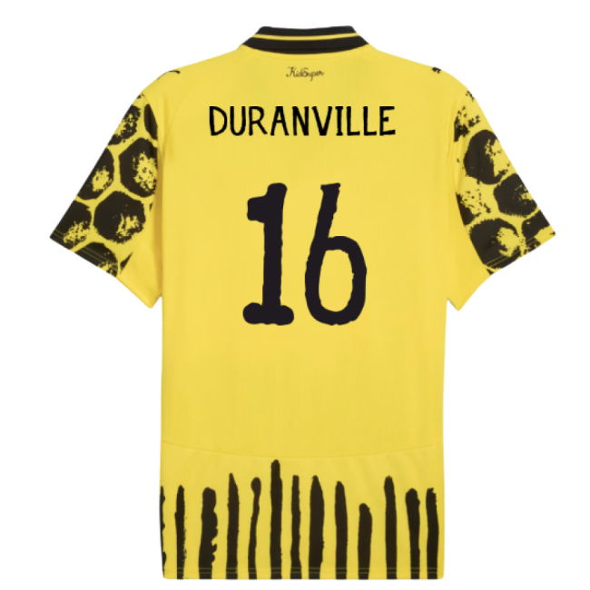 2025-2026 Borussia Dortmund Home Replica Shirt (Duranville 16)