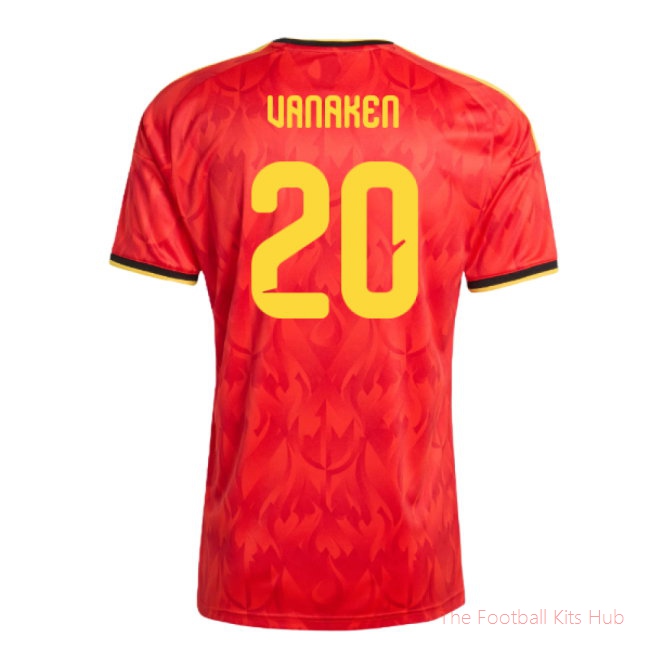 2026-2027 Belgium Home Shirt (Vanaken 20)
