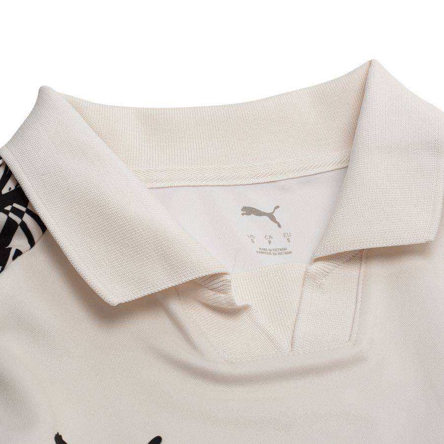 Dortmund Football Shirt King Retro - Warm White/PUMA Black