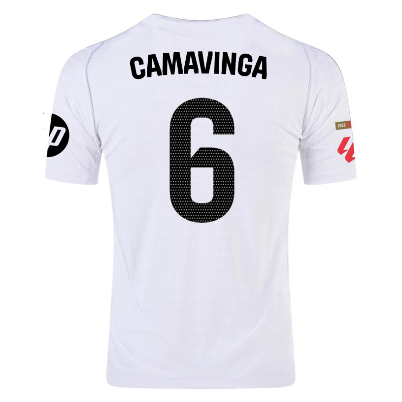 Real Madrid Patches 2024-2025 La  Home Jersey – Authentic Shirt